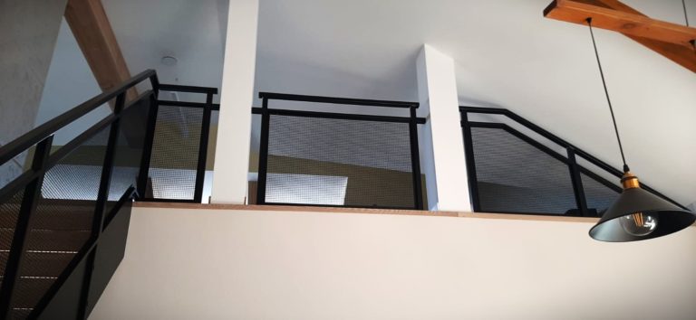 balustrada malowana proszkowo