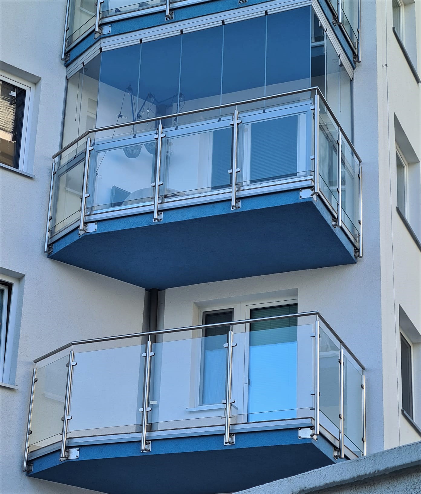 balustrada, balustrady, balustrady szklane, balustrada szklana balkonowa