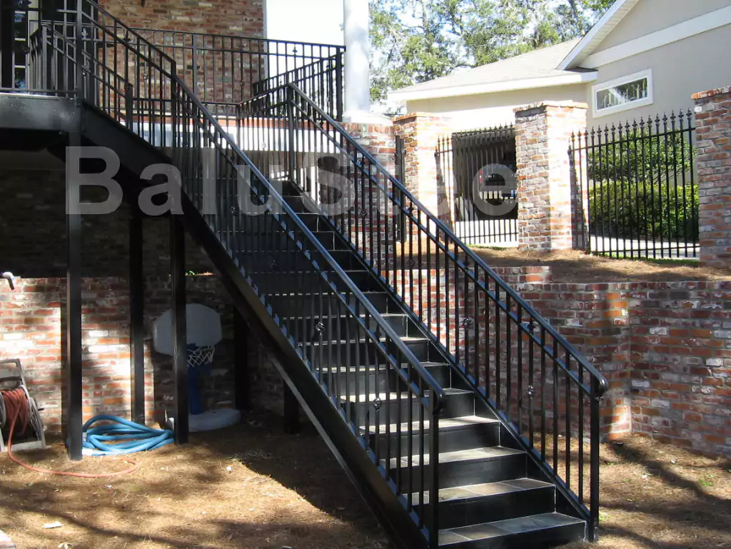 balustrada schodowa zewnętrzna
