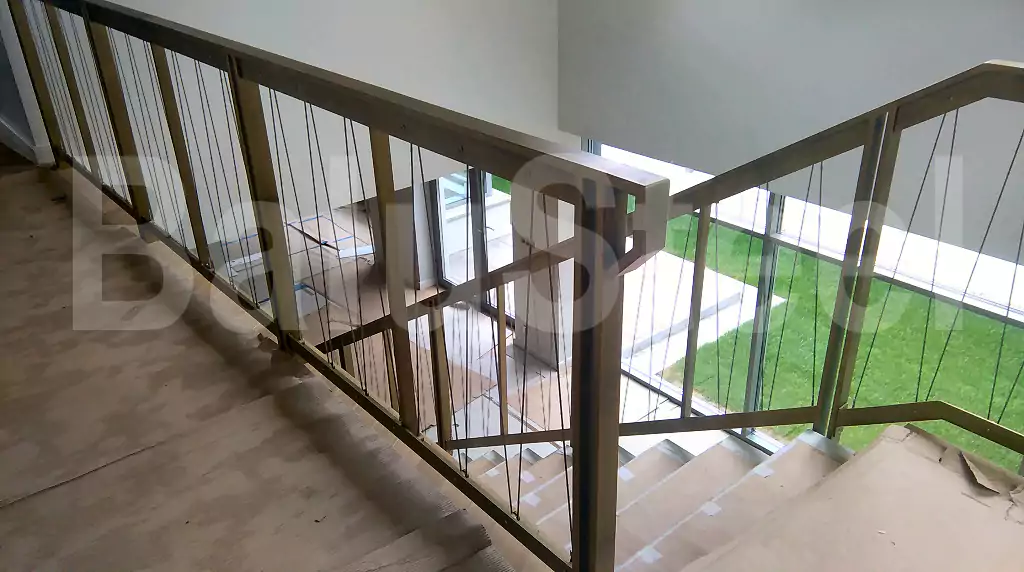 balustrada malowana proszkowo