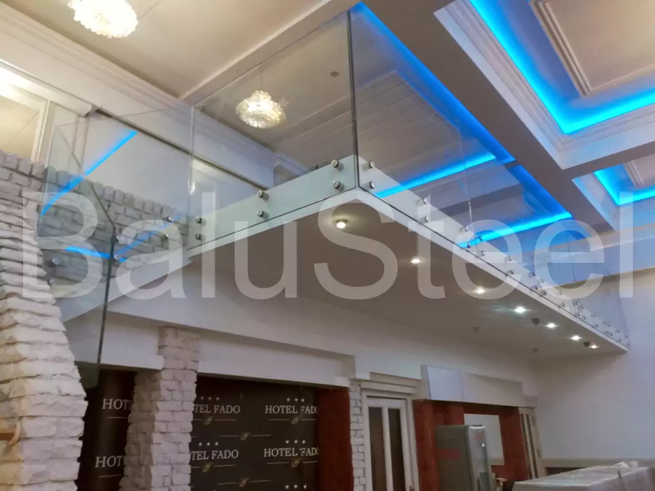 Balustrady szklane Poznań 189 - BaluSteel