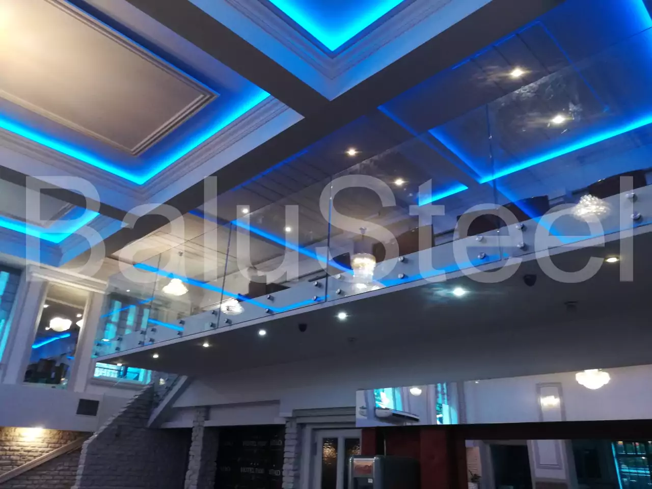 Balustrady szklane Poznań 188 - BaluSteel