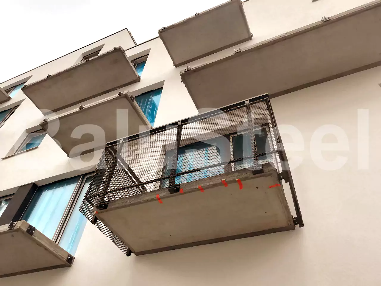 balustrada szklana balkonowa