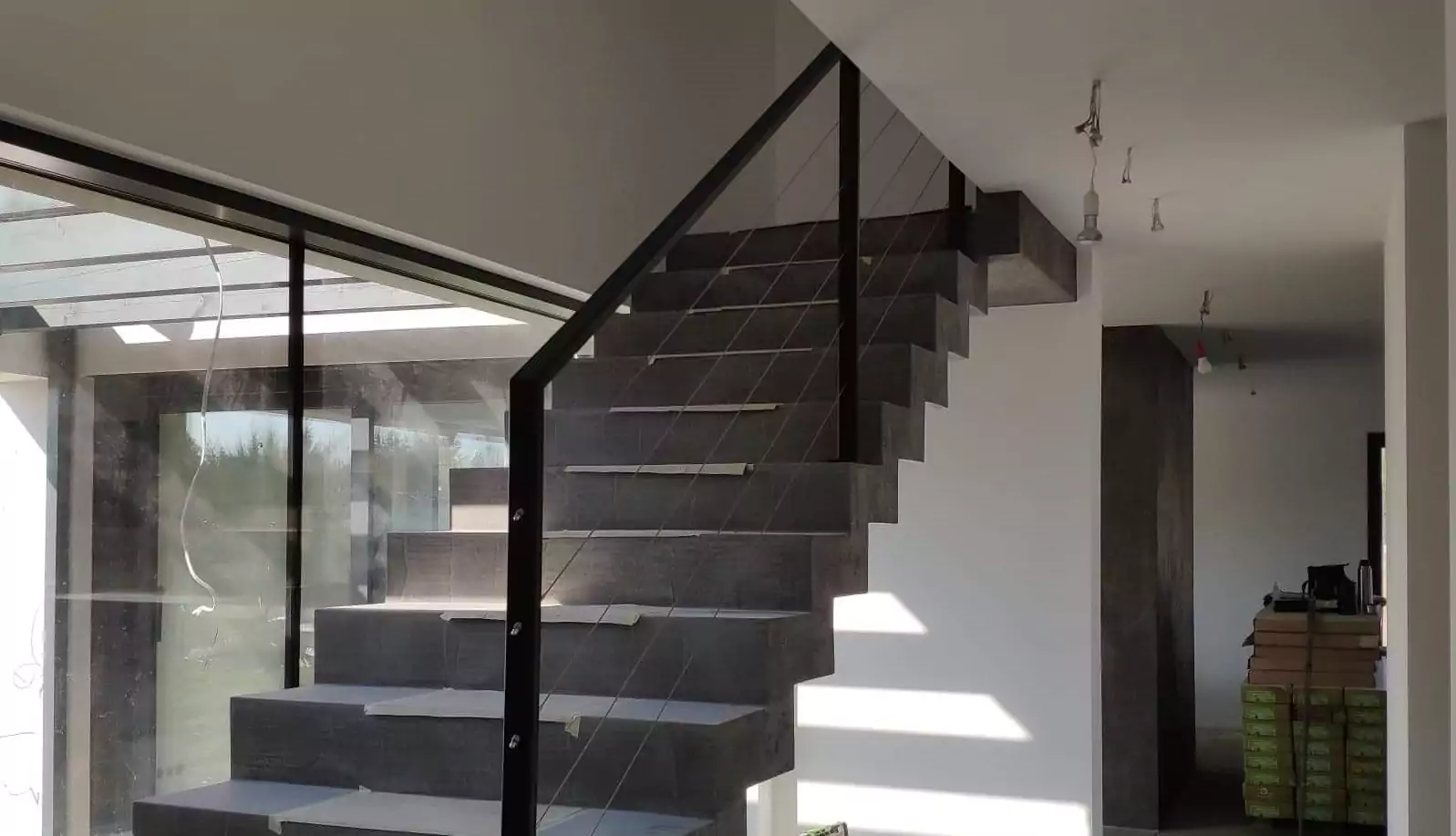 balustrada malowana proszkowo