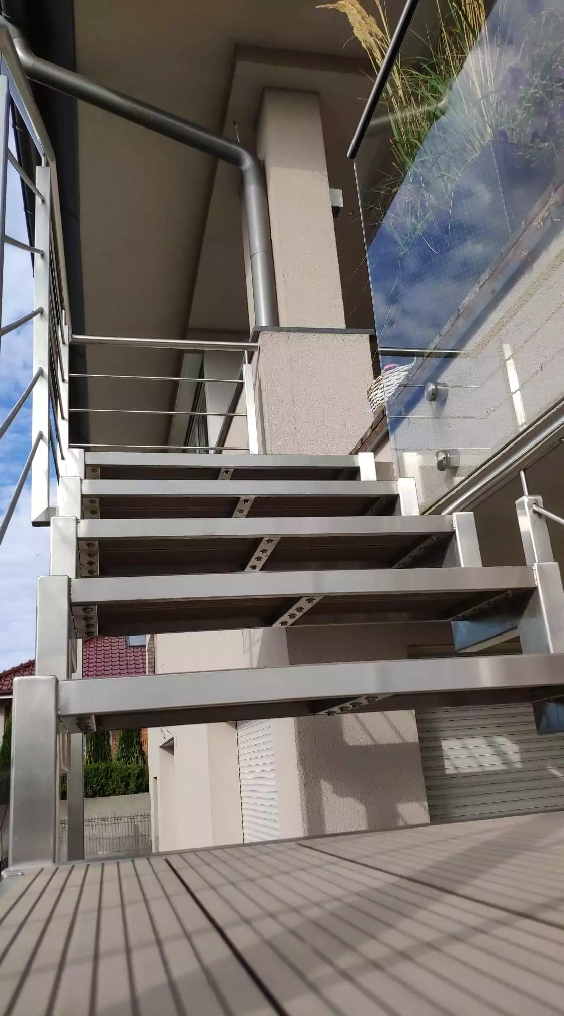 Schody zewnętrzne Poznań - balustrada schodowa 21