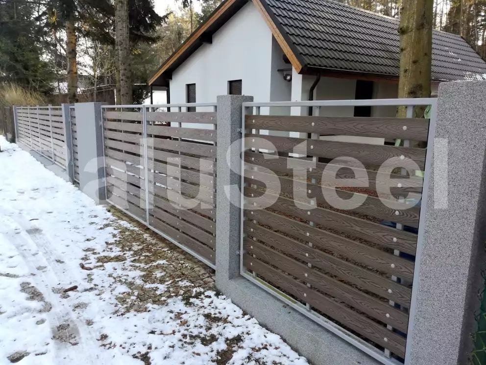 Ogrodzenia ogrodzenie plot fence nowoczesne ogrodzenie ogrodzenie panelowe ogrodzenie aluminiowe ogrodzenie alu brama furtka brama przesuwna deska kompozyt