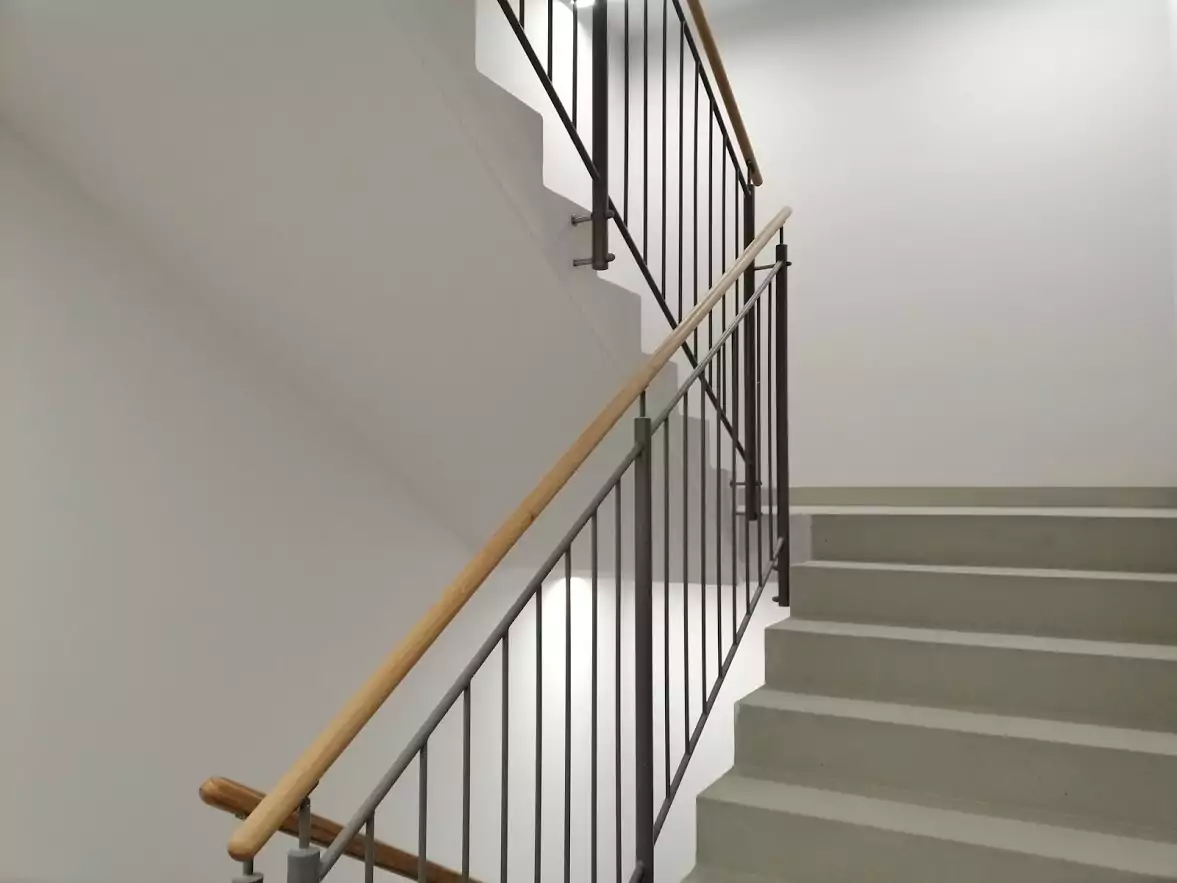 balustrada z drewnem railing szklo modern glass wood stainless steel balustrady barierki dąb