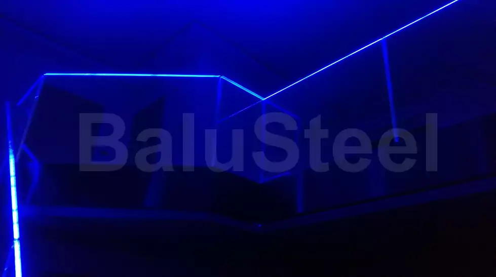 balustrada szklana ledowa