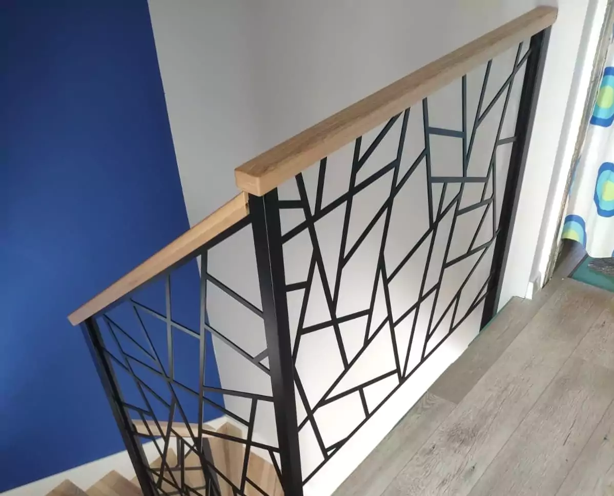 balustrada z drewnem railing szklo modern glass wood stainless steel balustrady barierki dąb