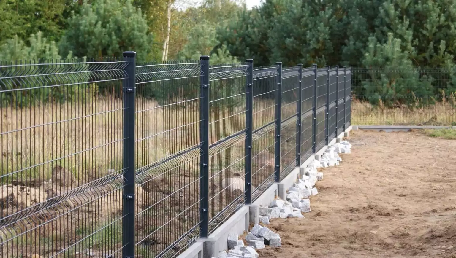 nowoczesne ogrodzenia panelowe