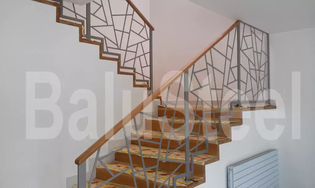 balustrada z drewnem railing szklo modern glass wood stainless steel balustrady barierki dąb