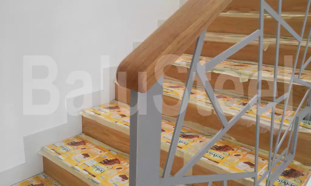 balustrada z drewnem railing szklo modern glass wood stainless steel balustrady barierki dąb