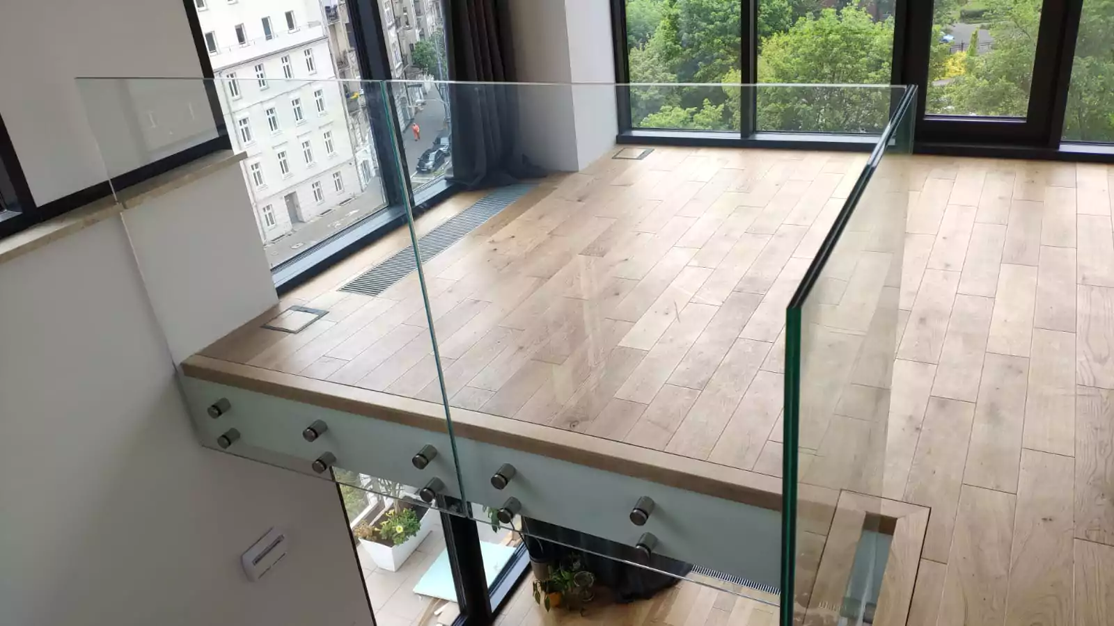 Balustrady szklane Poznań 79 - BaluSteel