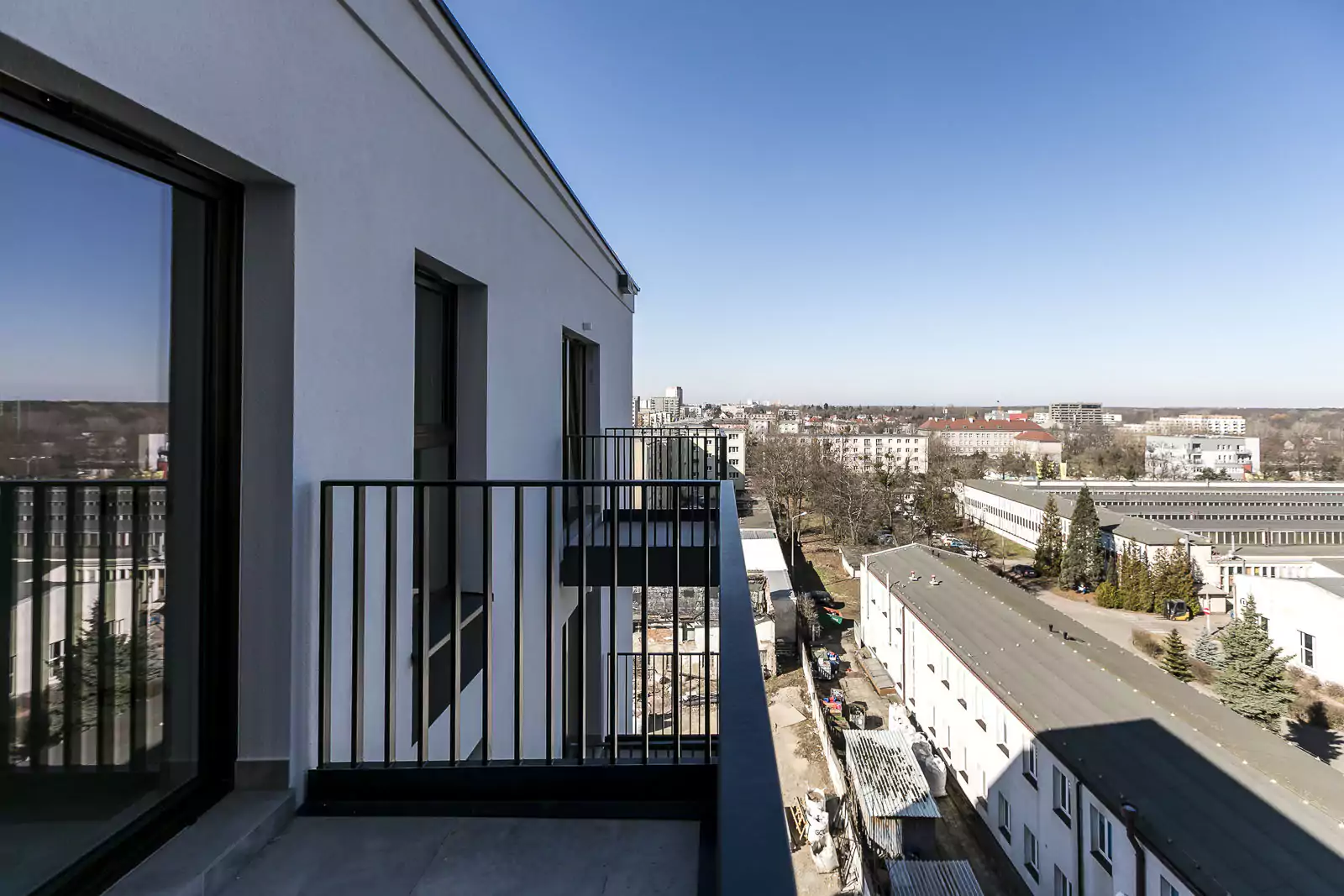 balustrada malowana proszkowo