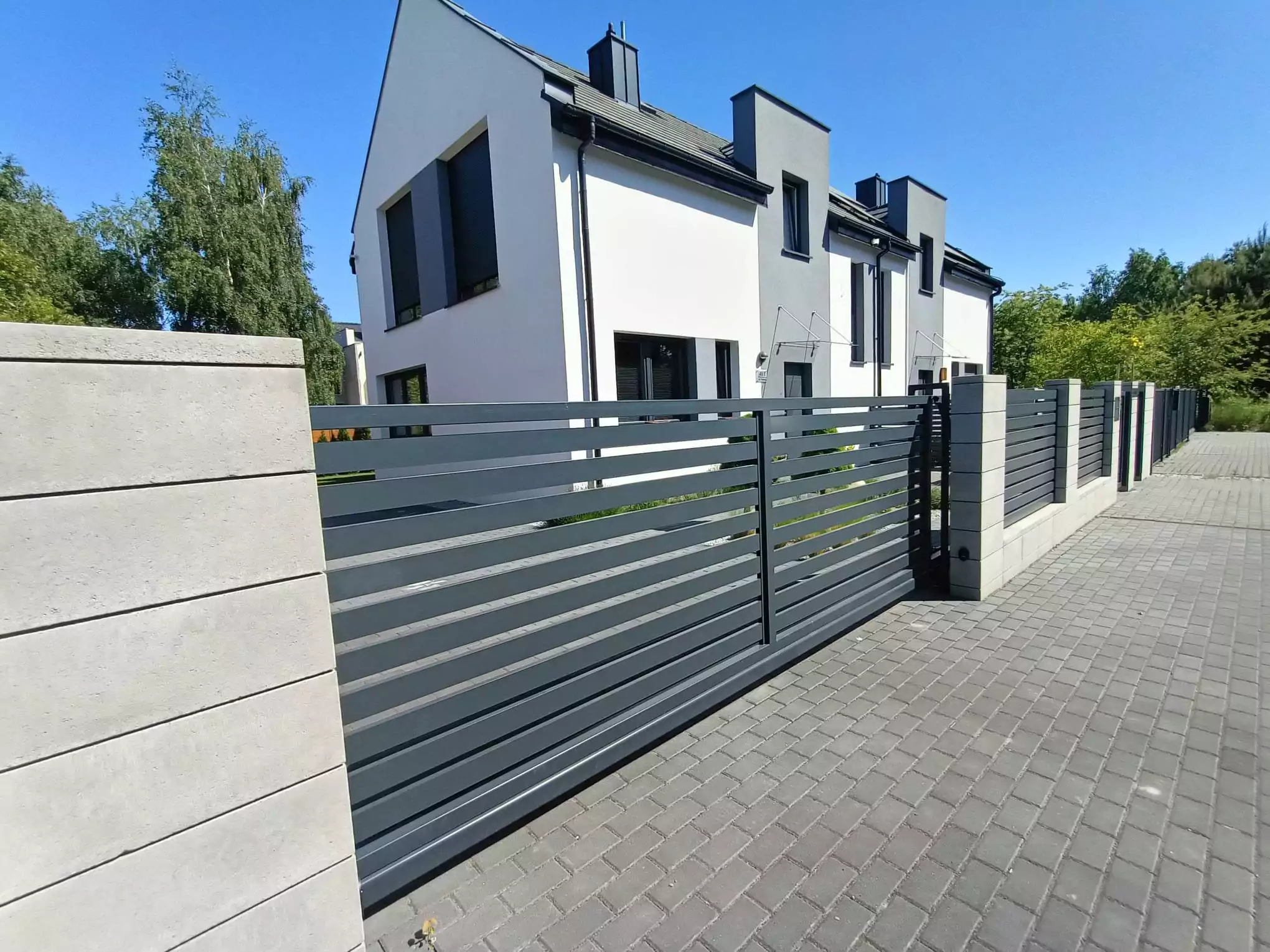 ogrodzenie aluminiowe, ogrodzenie panelowe