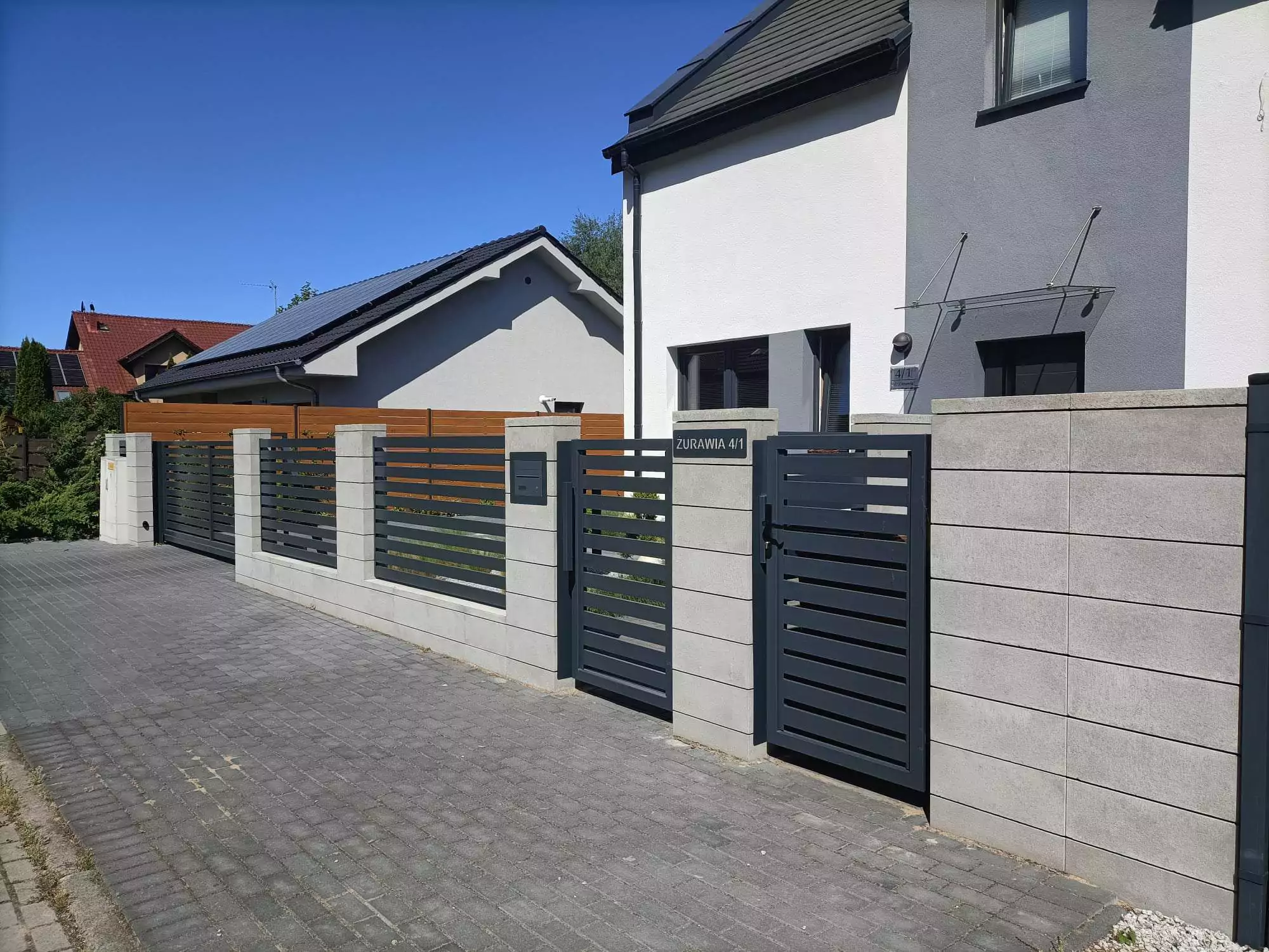 ogrodzenie aluminiowe, ogrodzenie panelowe