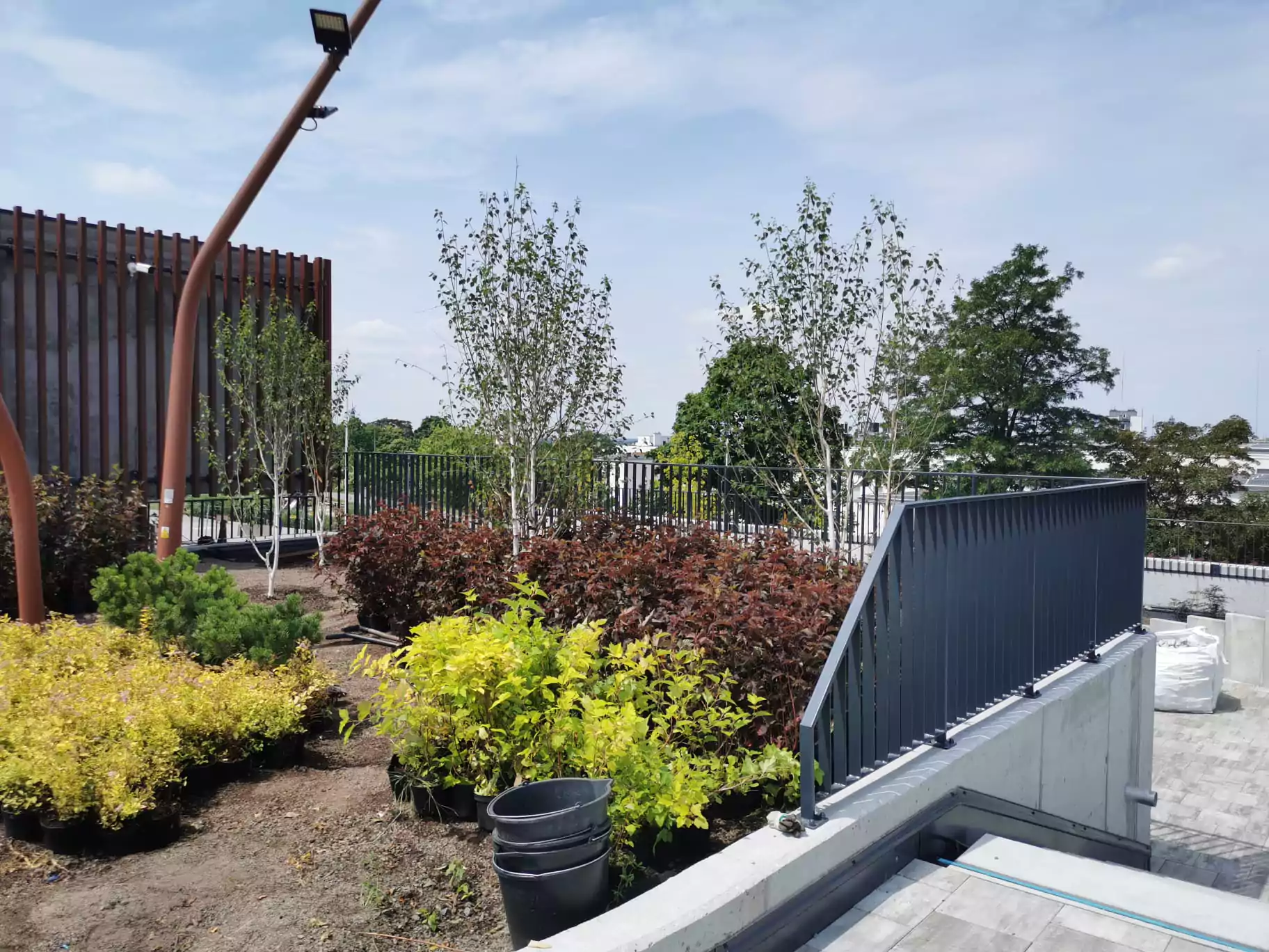 balustrada zewnętrzna malowana proszkowo