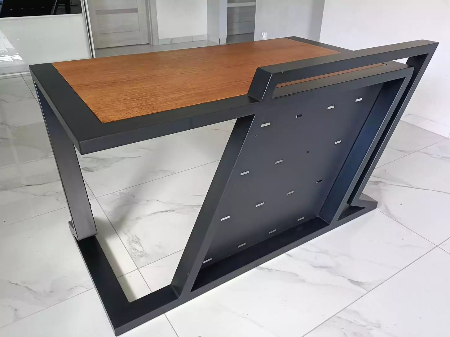 biurko loftowe, biurko ze stali
