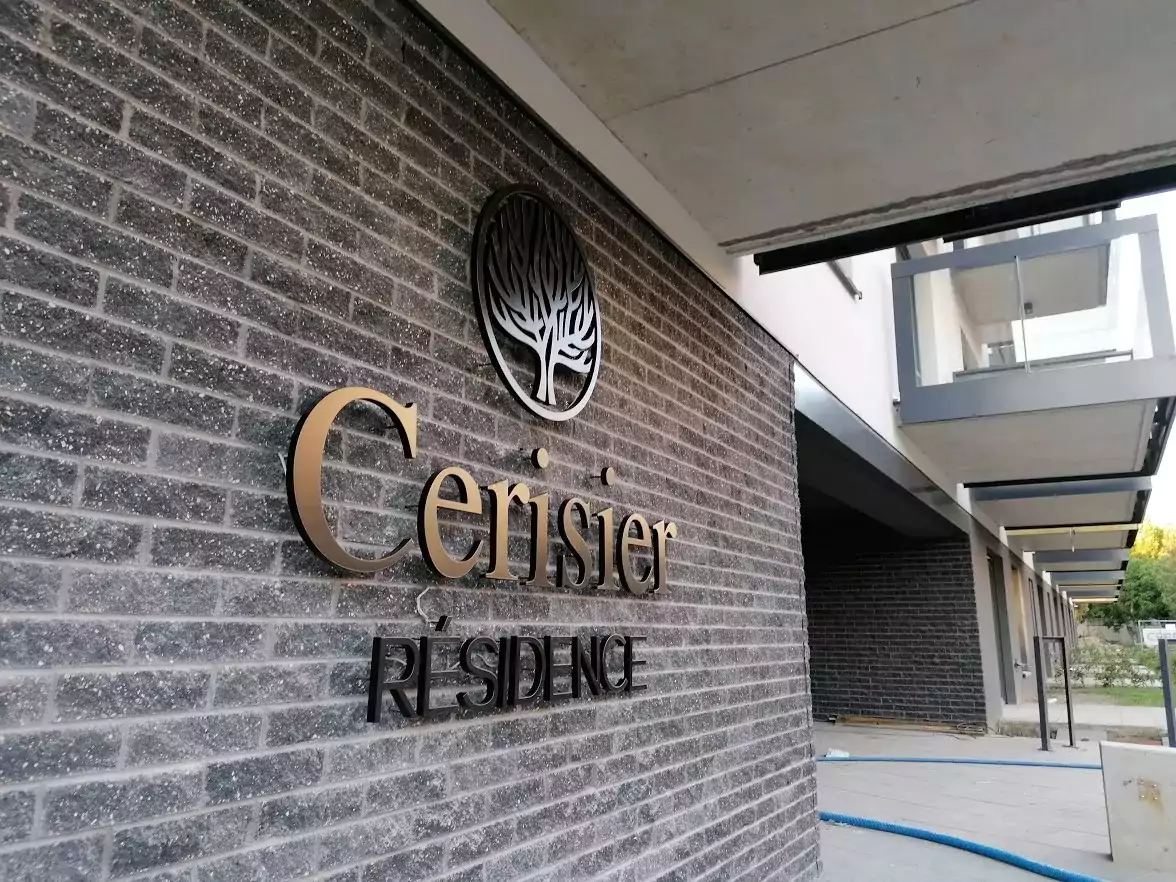 napis, napis ze stali nierdzewnej, napis ze stali malowanej proszkowo, metalowy napis