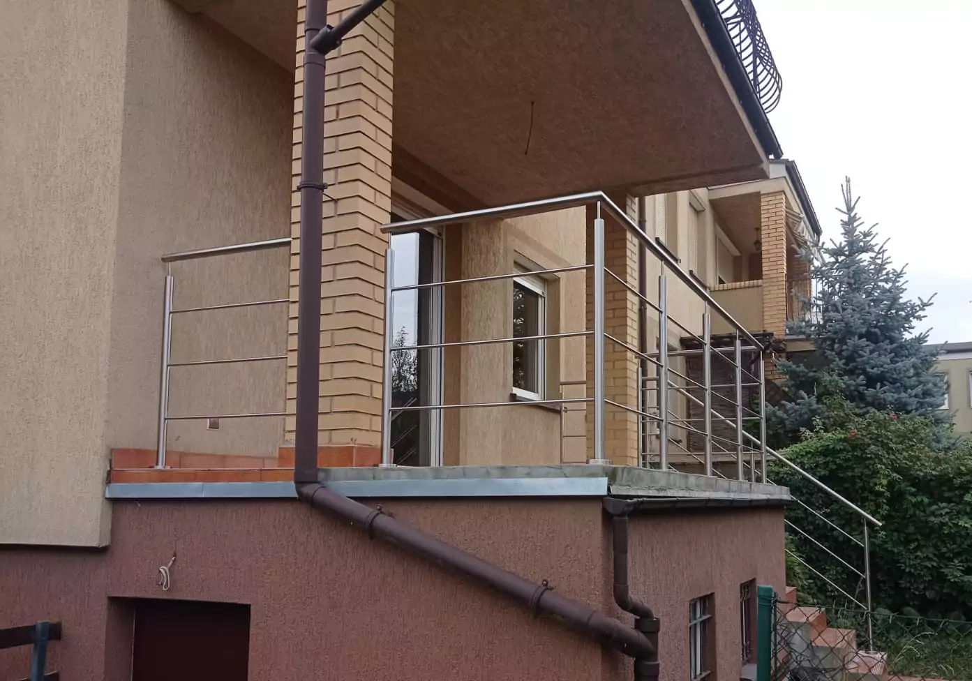 balustrada, balustrada ze stali nierdzewnej, balustrada ze stali, balustrada stalowa