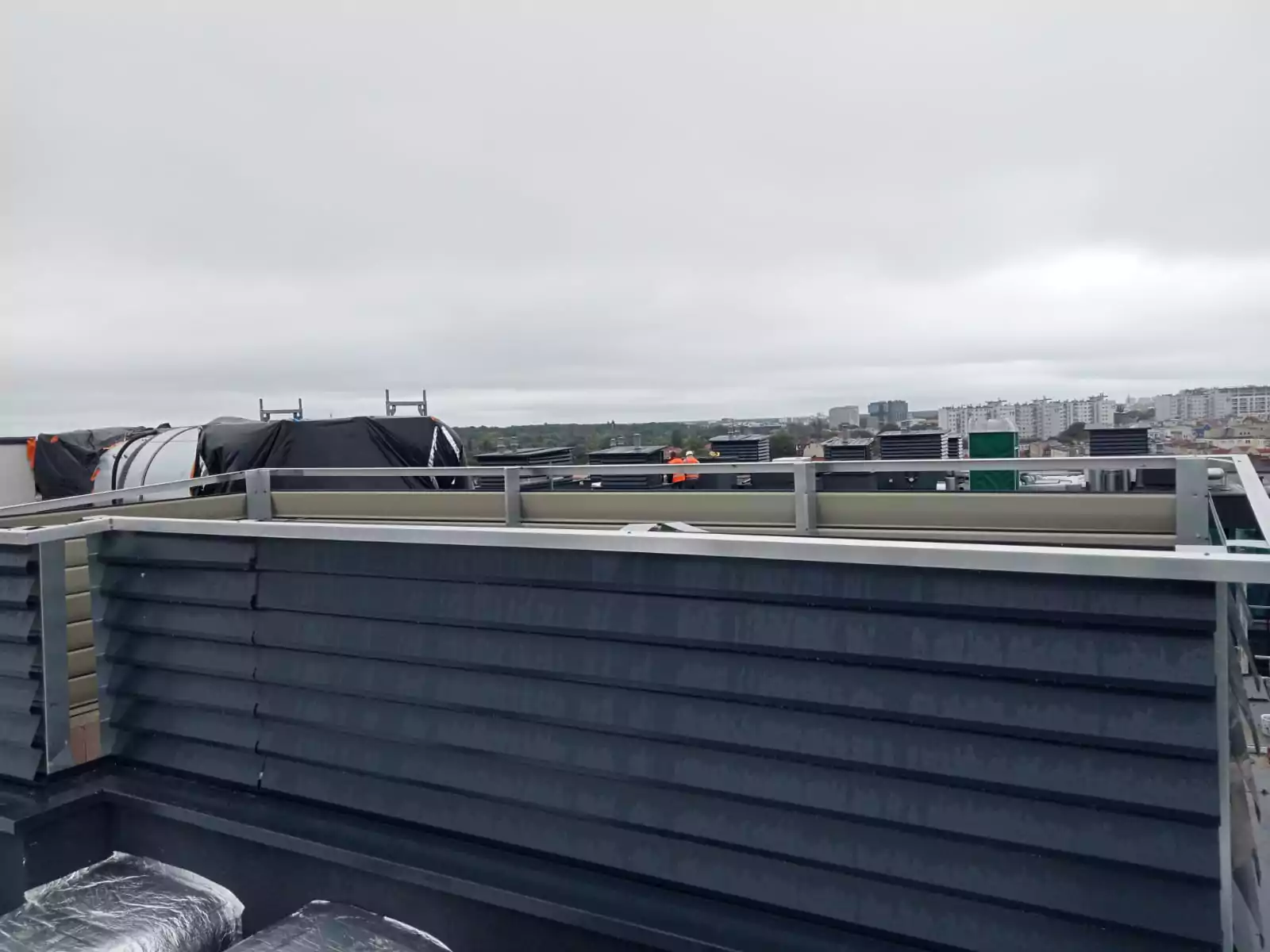 zabudowa czerpni powietrza, zabudowa stalowa