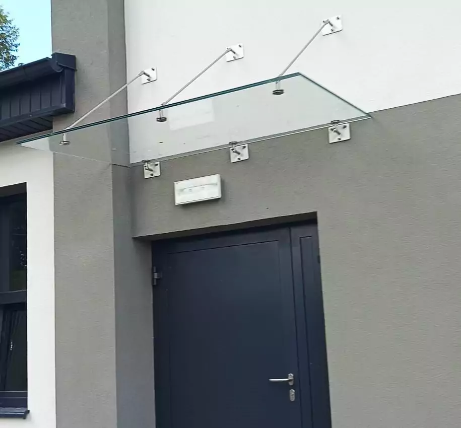 daszek szklany, daszek, zadaszenie, zadszenie szklane