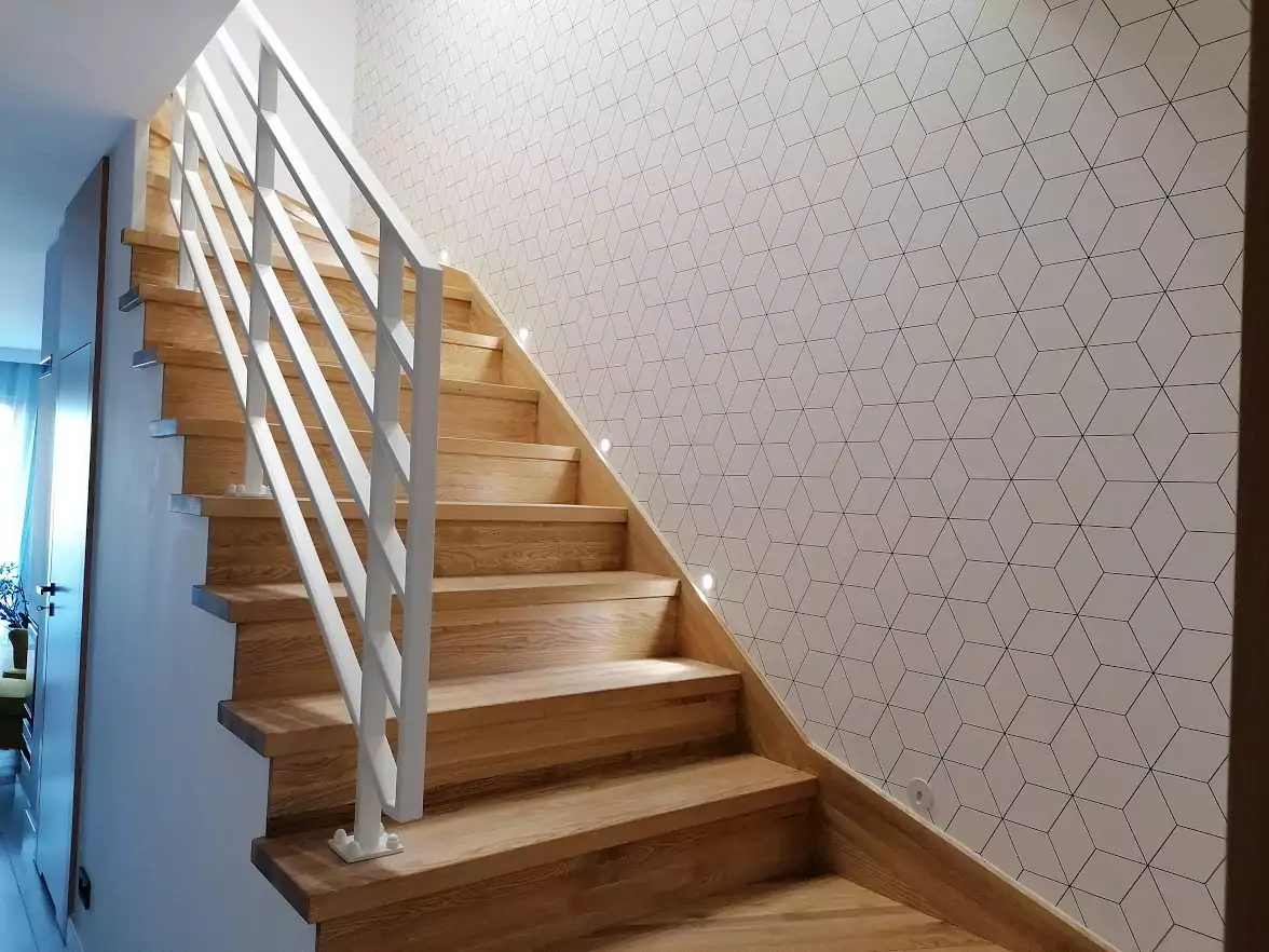 balustrada, balustrada schodowa, balustrada wewnętrzna, balustrada malowana, balustrada proszkowa, malowana proszkowo