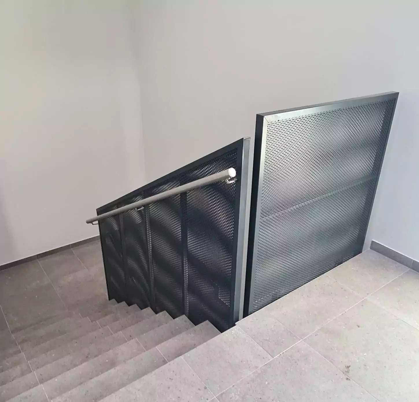 balustrada, balustrada schodowa, balustrada wewnętrzna, balustrada malowana, balustrada proszkowa, malowana proszkowo