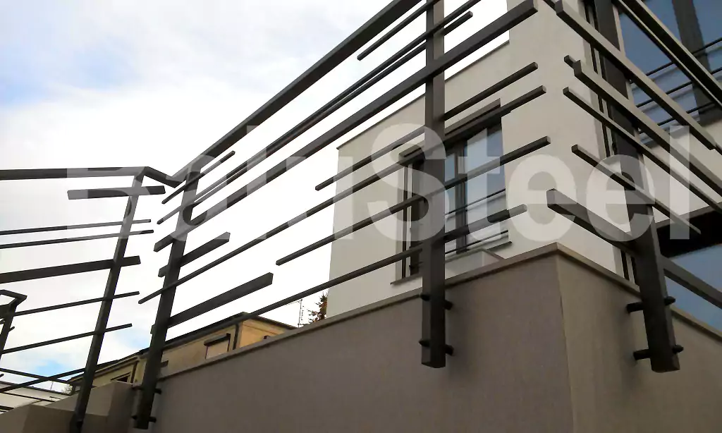 balustrady, balustrady malowane, balustrady malowane proszkowo, balustrady ocynkowane, balustrady proszkowe, balustrady balkonowe, balustrady zewnętrzne