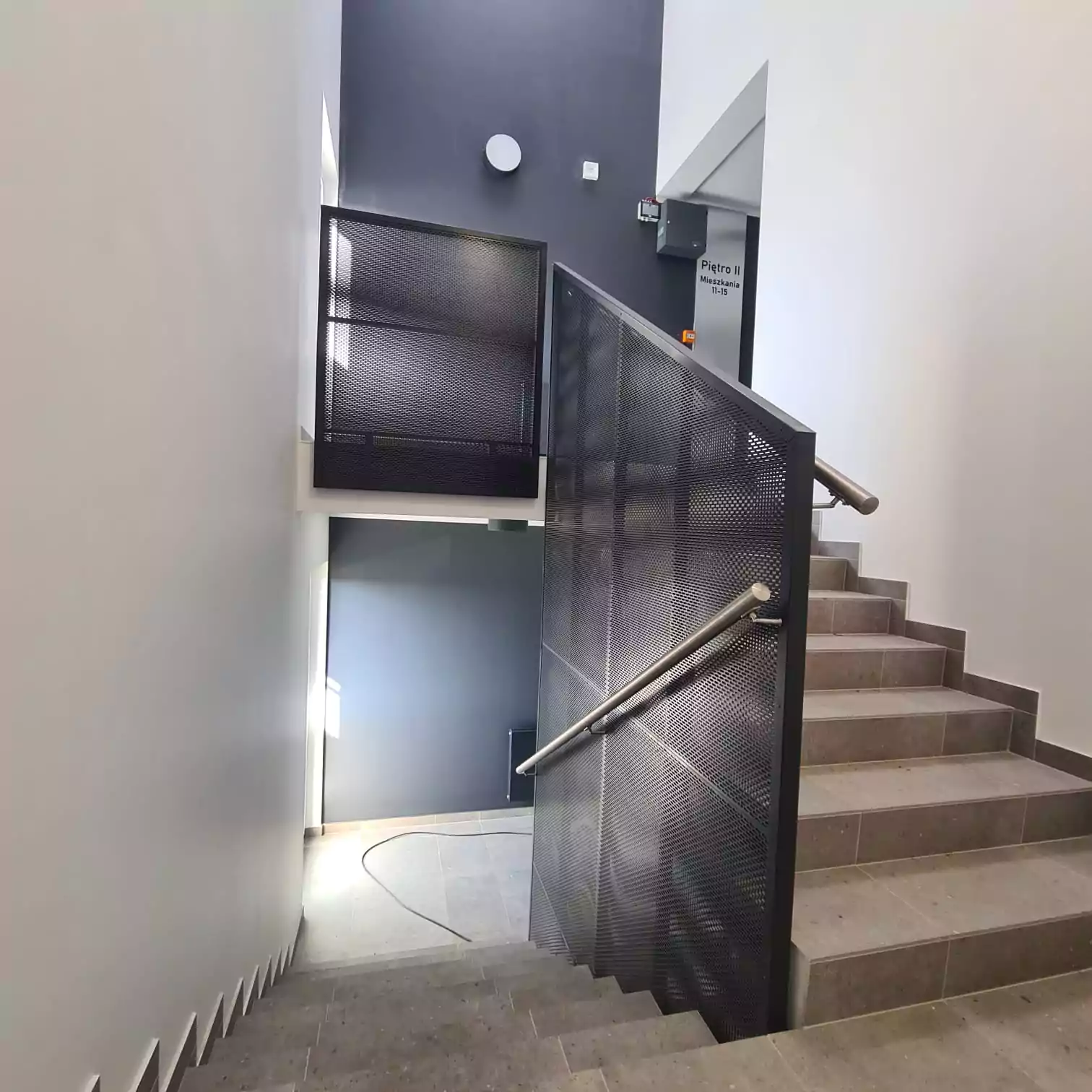 Balustrada z blachy perforowanej