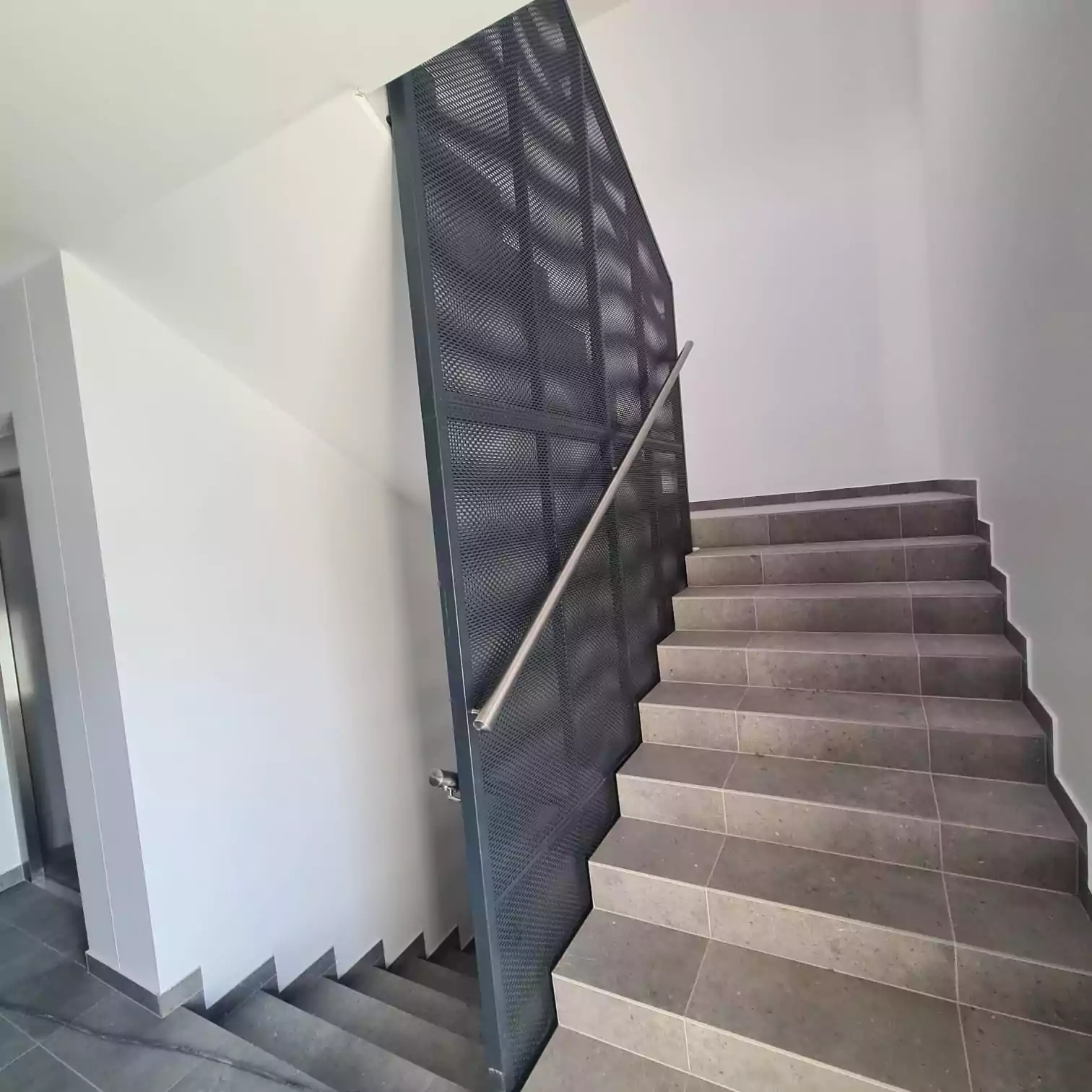 Balustrada z blachy perforowanej