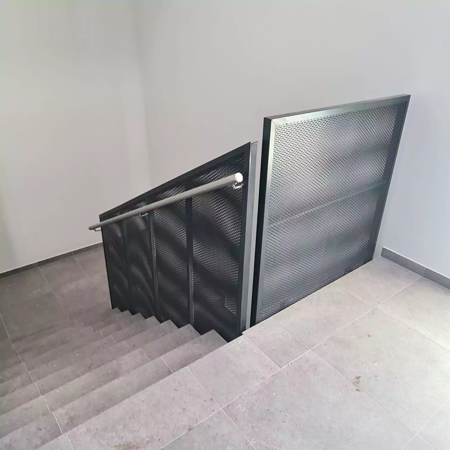 Balustrada z blachy perforowanej