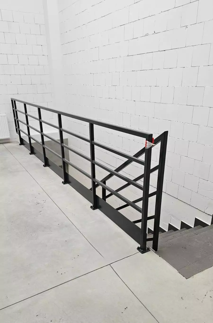 balustrada, balustrada schodowa, balustrada wewnętrzna, balustrada malowana, balustrada proszkowa, malowana proszkowo