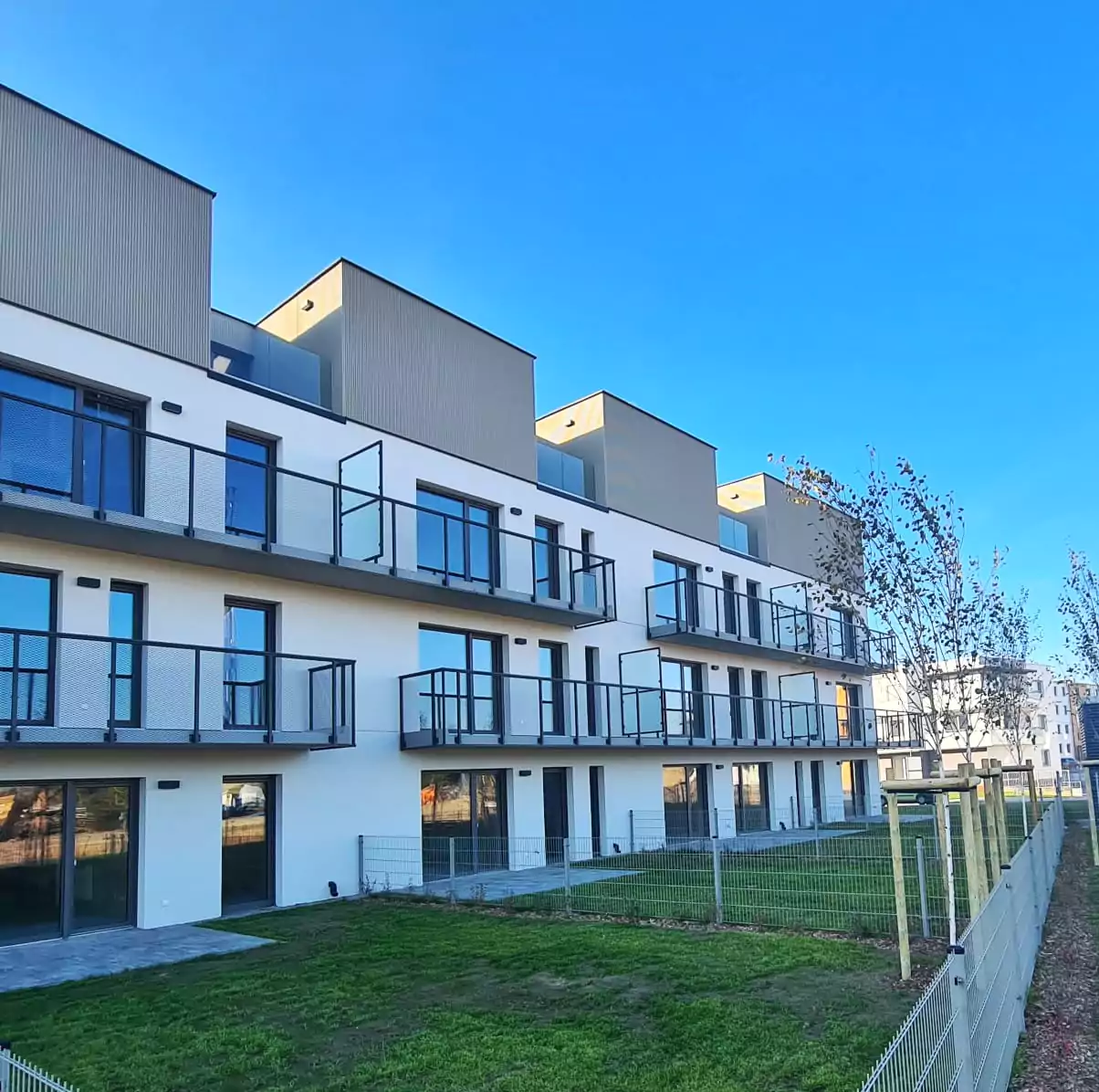 Balustrada z siatki cięto – ciągnionej