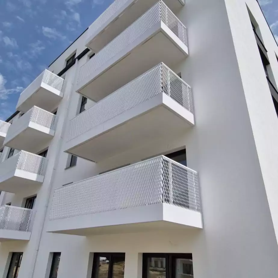 balustrady z siatki cięto ciągnionej, balustrady z siatki, unikatowe balustrady